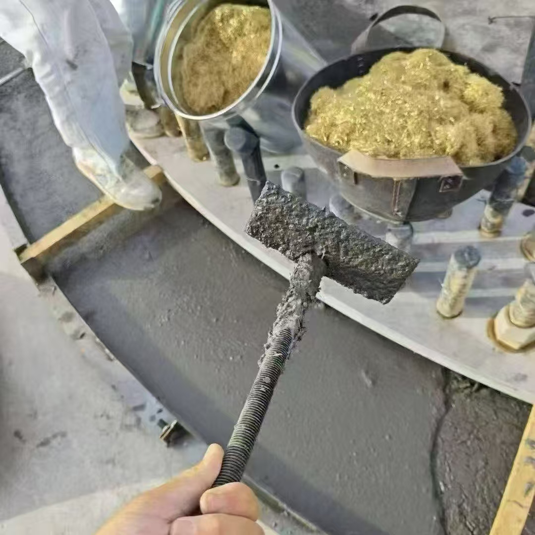张掖C120钢纤维高强无收灌浆料 轧机压缩机汽轮机发电机锻压设备底座灌浆材料